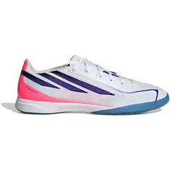 Adidas Hallenfußballschuhe F50 Hyperfast  Pro, white - weiß / 46 2/3