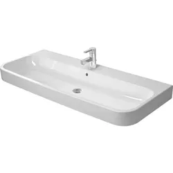 Duravit Happy D.2 Möbel Waschtisch 2318120024 1200 mm, 2 Hahnlöcher, mit Überlauf, weiss