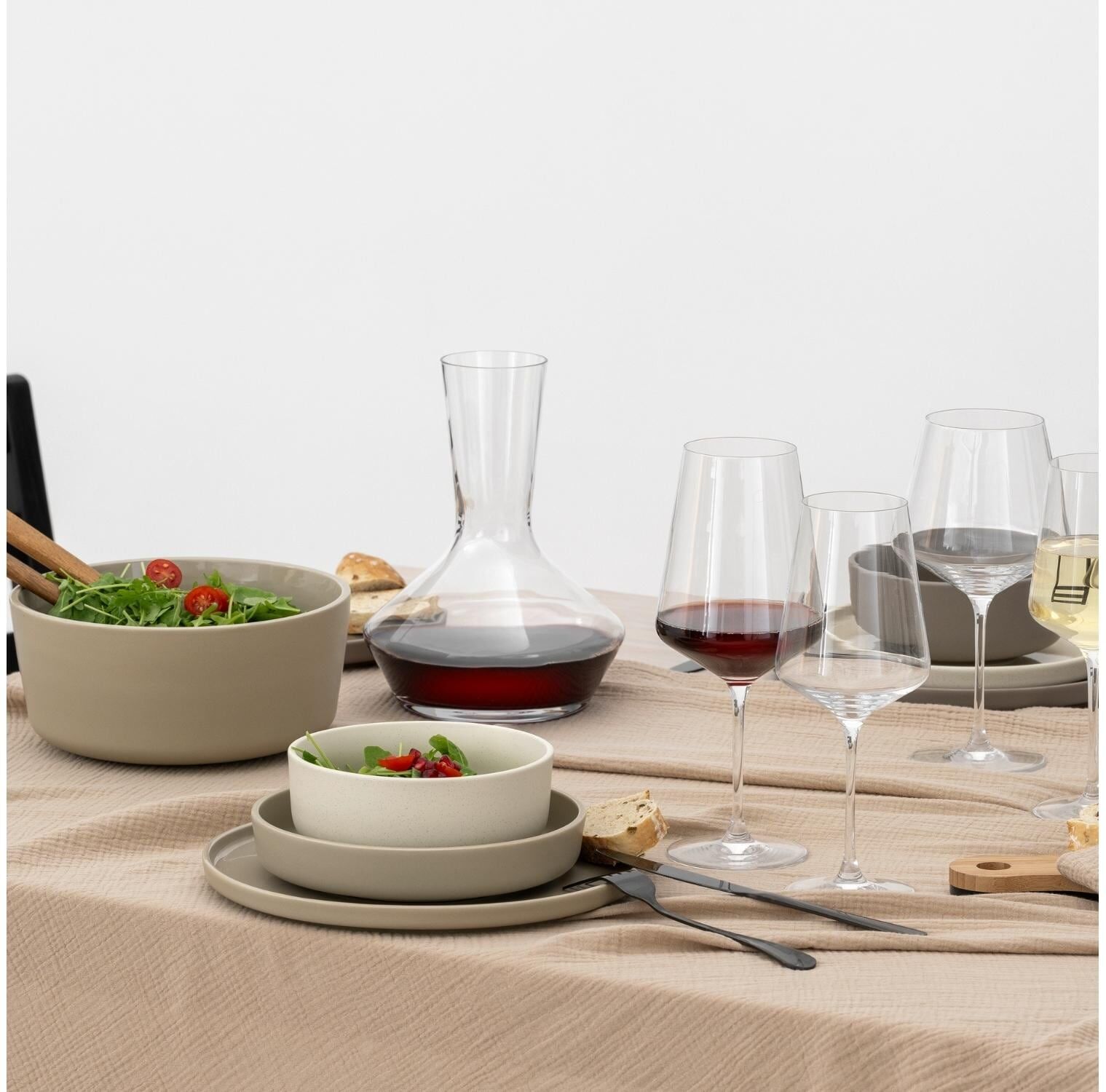 Dekanter LEONARDO "Puccini 0.75 l", transparent, 750ml, Glas, Karaffen, Dekanter transparent 750ml