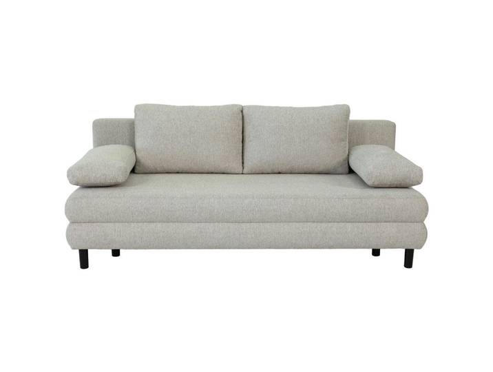 Xora Schlafsofa Lia, Taupe, Kunststoff, 2-Sitzer, Füllung: Schaumstoffflocken,Schaumstoffflocken, 197x84x92.5 cm, Wohnzimmer, Sofas & Couches, Schlafsofas, Schlafsofas mit Bettkasten
