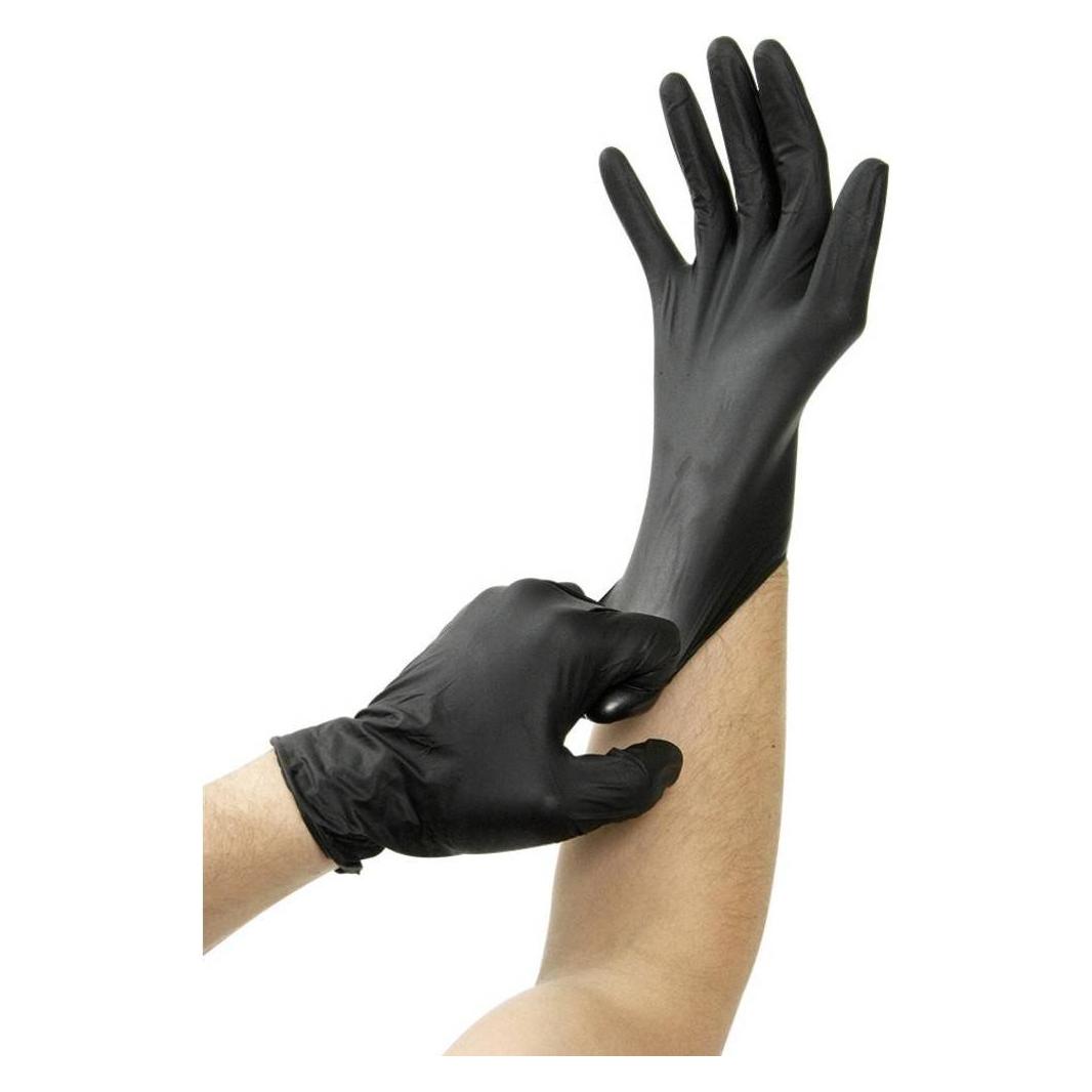 Kunzer GREASE BULLY L 100 St. Nitril Einweghandschuh Groesse Handschuhe EN 374 (L) (GREASE BULLY L)