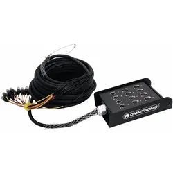 Omnitronic Multicore Stagebox 8/4 30m (30 m, Multicore Kabel, XLR Kabel), Audiokabel