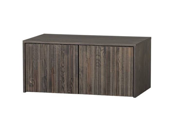 WOOOD New Gravure Kistbank - Essen - Espresso - 40x88x50