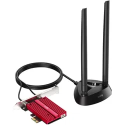 Cudy WE4000 network card Internal WLAN / Bluetooth (Mini PCI Express, PCIe), Netzwerkkarte, Schwarz