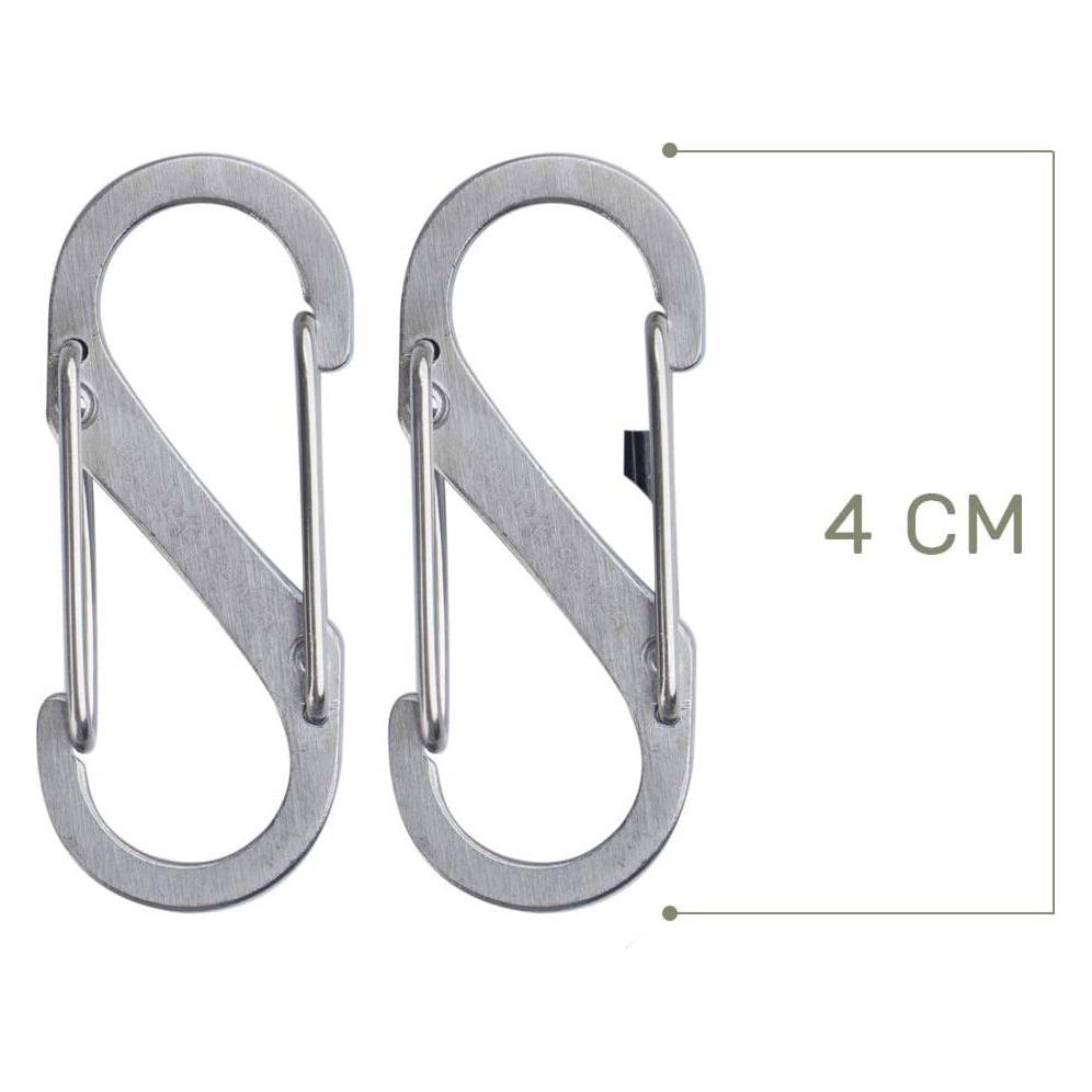 Nite Ize Metall S-Biner #1 2er Set (SB1-2PK-11)
