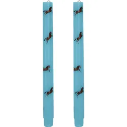 Toiletpaper Horse Kerzen 27 cm, 2 St.