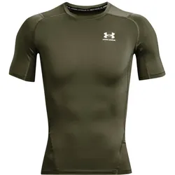 UNDER ARMOUR HeatGear kurzarm Funktionsshirt Herren 390 - marine od green/white XL