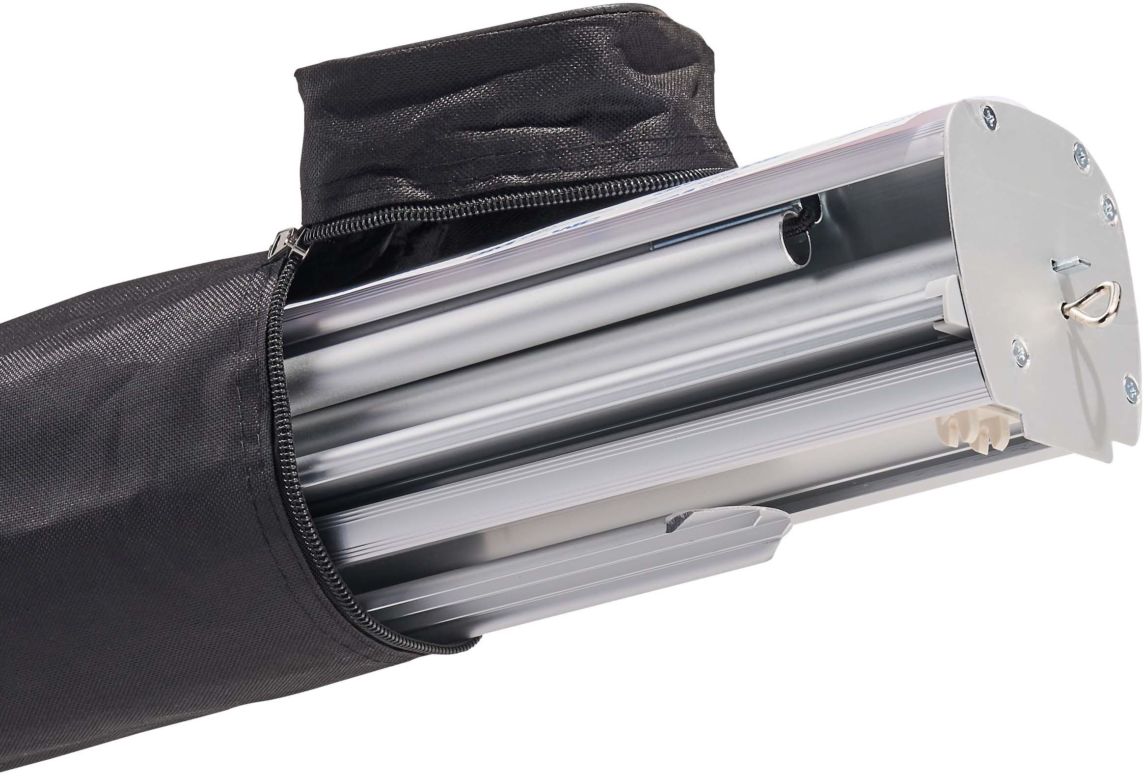 SPRINTIS Roll Up Standard, sans impression, 200 x 100 cm   argent, aluminium