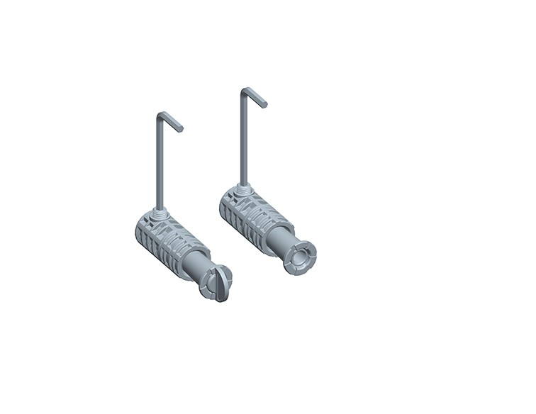 VitrA Ersatzteil V-Fit Montageset Wand-WC 105 mm,310891YP1TE 310891YP1TE