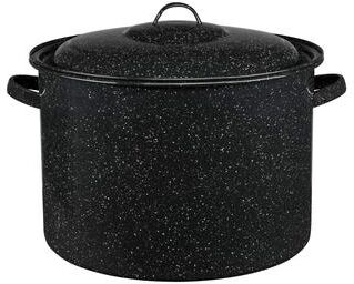 Granite Ware Speckled Black Stock Pot