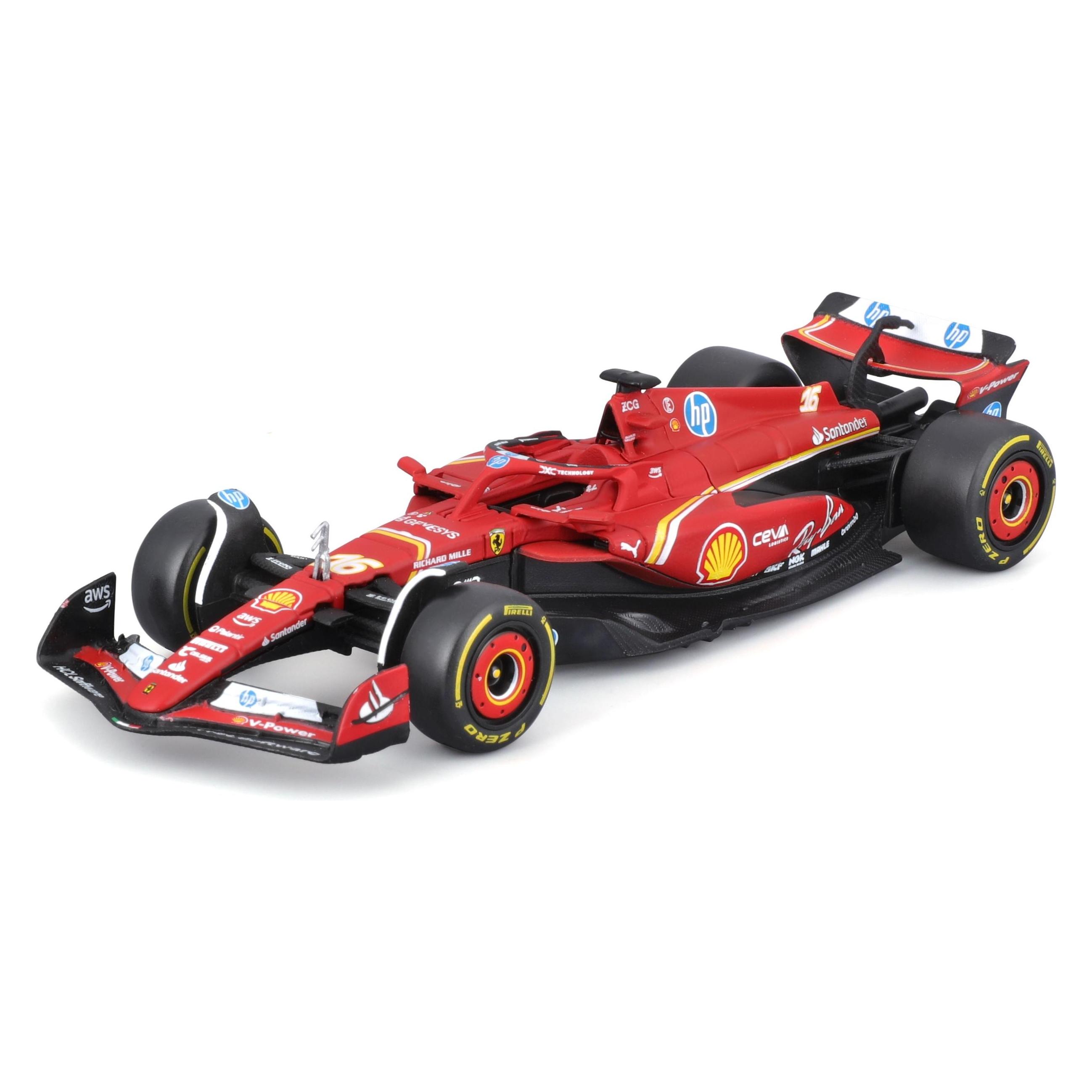 Bburago Ferrari Trailer Iveco S-Way + 1 Ferrari SF23 1/43 (1836867)
