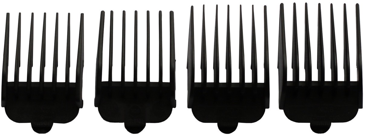 Efalock 4-er Set Aufsteckkämmen für Haarschneidemaschinen 14102366