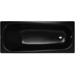 Kaldewei SANIFORM Badewanne, schwarz, Perl-Effekt, 1750x750 mm, 420 mm Tiefe