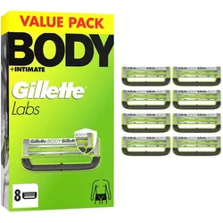 Gillette, Rasierklingen, Labs Body & Intimate (8x)