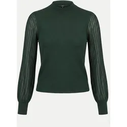 Strickpullover mit Stehkragen Grün 34
