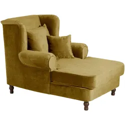 SESSEL XXL inkl. Kissen Karley Samtvelours mais