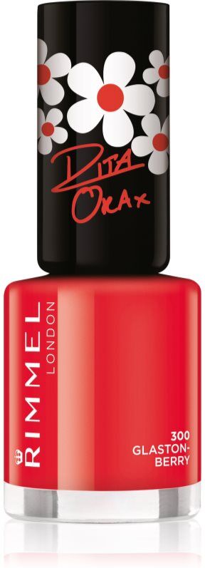 Rimmel 60 Seconds By Rita Ora vernis à ongles teinte 300 Glaston Berry 8 ml