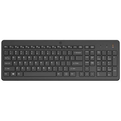 HP 220 Kabellos Tastatur Deutsch, QWERTZ Schwarz