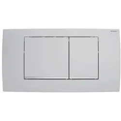 Geberit Twinline Betätigungsplatte 115899JQ1 mattchrom-lackiert, easy-to-clean-be, für 2-Mengen-Spülung