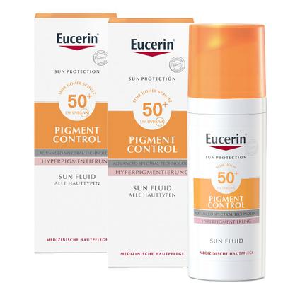 2x Eucerin SUN Fluid Pigm 50 2x50 ml Sonnenschutzcreme