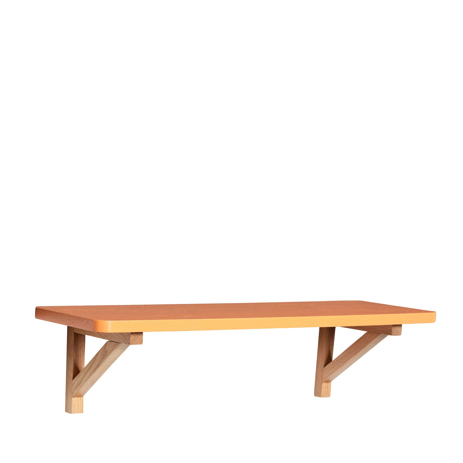 Hubsch Arki wandplank oranje/naturel