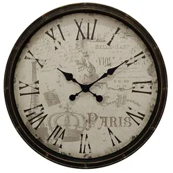 Globo Quarzwanduhr Liah Kunststoff