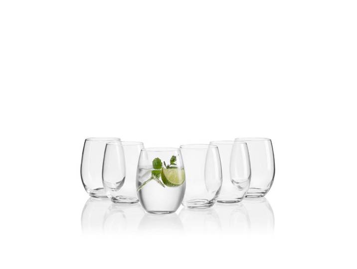Mäser Gläserset Il Premio, Transparent, 6-teilig, 360 ml, 30.5x23.5x25 cm, Gläser, Gläsersets