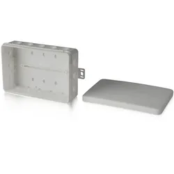 f-tronic 7340149 FR Abzweigkasten E128, 134x89x40mm, IP54, gr  - 5 Stück