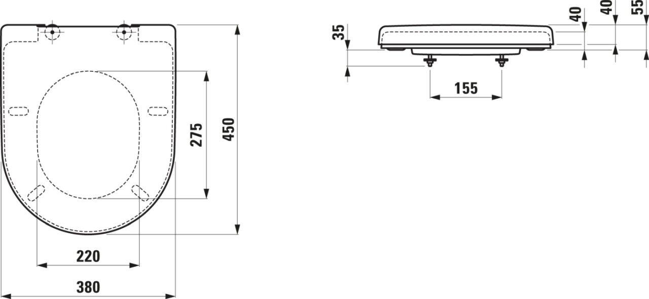 LAUFEN WC-Sitz+Deckel LAUFEN PRO o. Absenkauto., weiß LCC Active, H896950A000001 H896950A000001