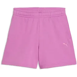 PUMA Essentials High-Waist French Terry Sweatshorts Mädchen 74 - mauve pop 164
