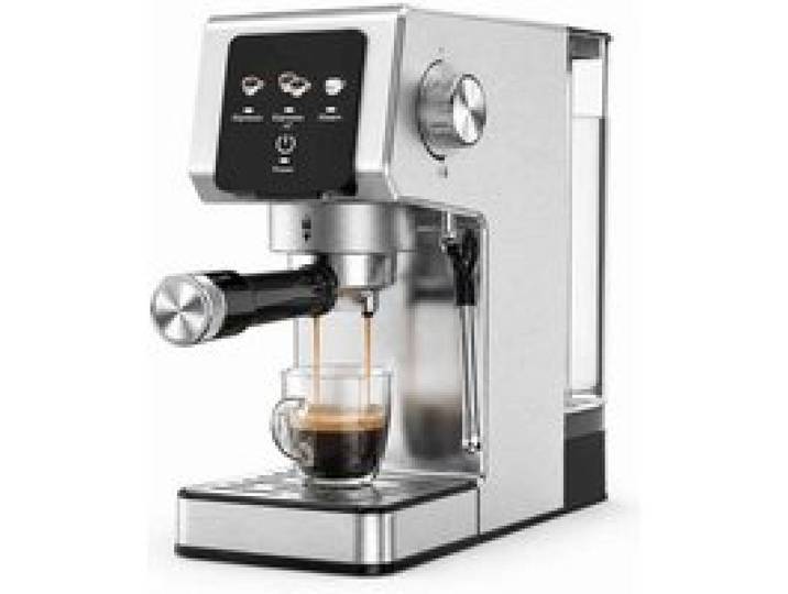 Machine à café expresso 20 bar pompe professionnelle buse vapeur plateau réchauffant réservoir 40oz amovible écran tactile