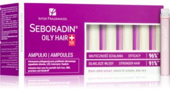 Seboradin Oily Hair ampola anticaspa e antiqueda de cabelo 14x5,5 ml. Oily Hair