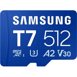 SAMSUNG T7, Micro-SD microSD Speicherkarte, 512 GB