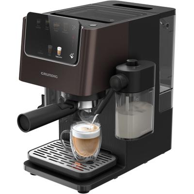 GRUNDIG Espressomaschine "KSM 8530", braun (dunkelbraun, schwarz), 1, Kaffeemaschinen, 1688W Kaffeevollautomat mit 20 Bar, Touch & CreamyPro™, Espressomaschine