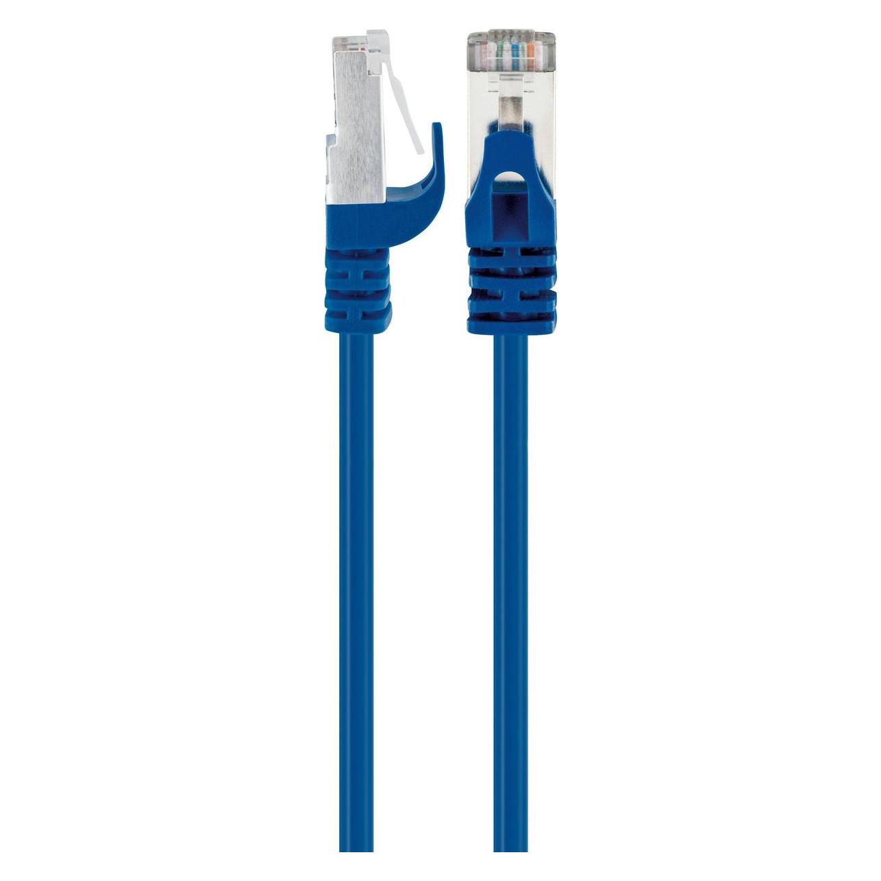 Schwaiger CAT8 Netzwerkkabel S/FTP Ste/Ste 2,00m blau (S/FTP, 2 m) (CKO8020 531)