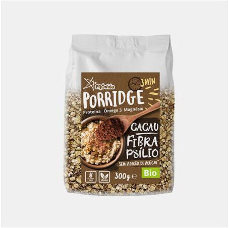 PROVIDA® PORRIDGE CACAU & FIBRA PSILIO S/G BIO 300g