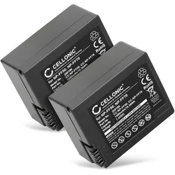 Cellonic Akku für Sony DCR-TRV33, DCR-PC120, DCR-TRV22, DCR-PC110, DCR-PC105 (Kamera Akku), Kamera Stromversorgung, Schwarz
