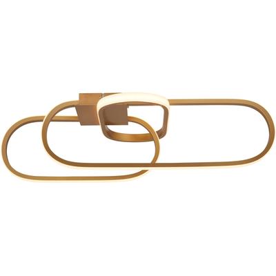 SEARCHLIGHT LED Deckenleuchte "Deckenleuchte Clip, 1-flammig", gold, 1, H: 18cm, 1 Stk., Leuchten, Minimalistisches Ambiente, LED Deckenleuchte