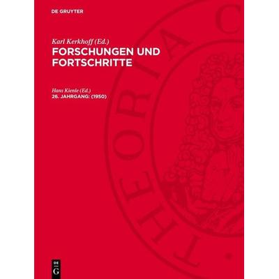 1950, Gebundene Ausgabe von , De Gruyter, 978-3-11-277716-9