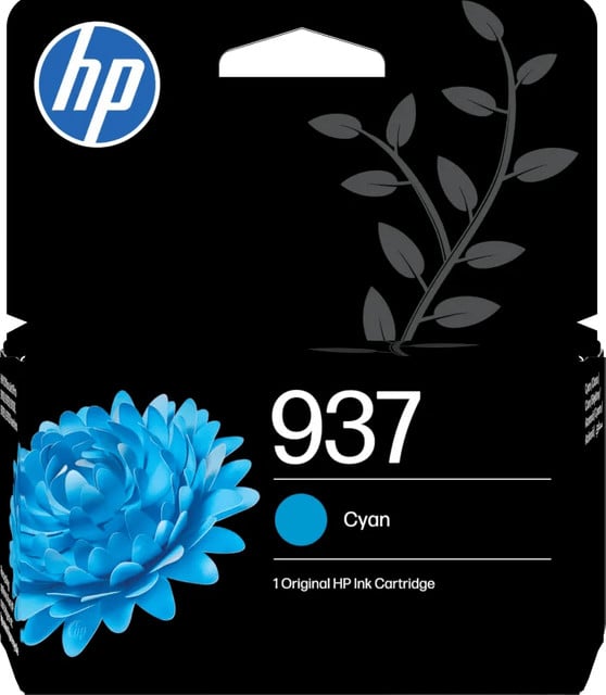 HP 937 Inktcartridge Cyaan