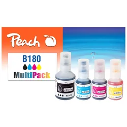 Peach Spar Pack Tintenpatronen kompatibel zu Brother BTD180