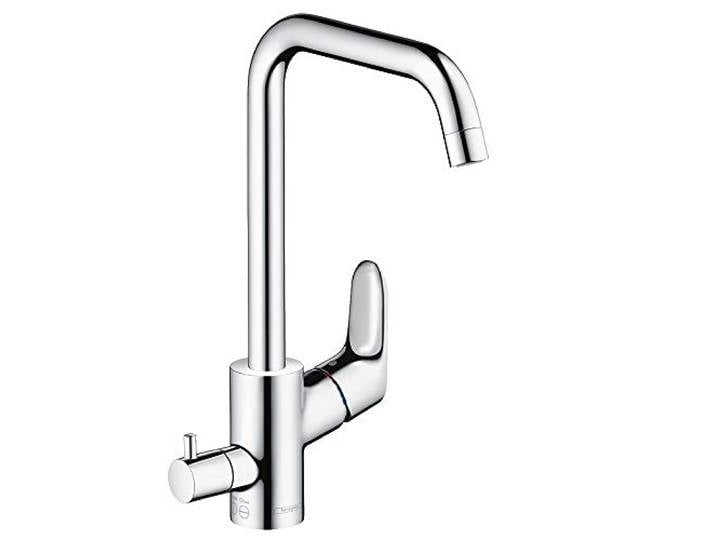 hansgrohe Focus M41 Mitigeur de cuisine 260\, avec robinet d'arrêt\, 1 jet\, chromé\, 31823000