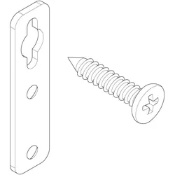 ABN GLA3 Befestigungslasche AP_IP54 (1 Satz = 4 Stück) IP54