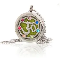 Aromatherapy Jewellery Necklace - OM Chakra - 30mm