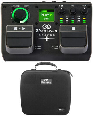 Sheeran Loopers Looper + EVA Case Bundle Schwarz