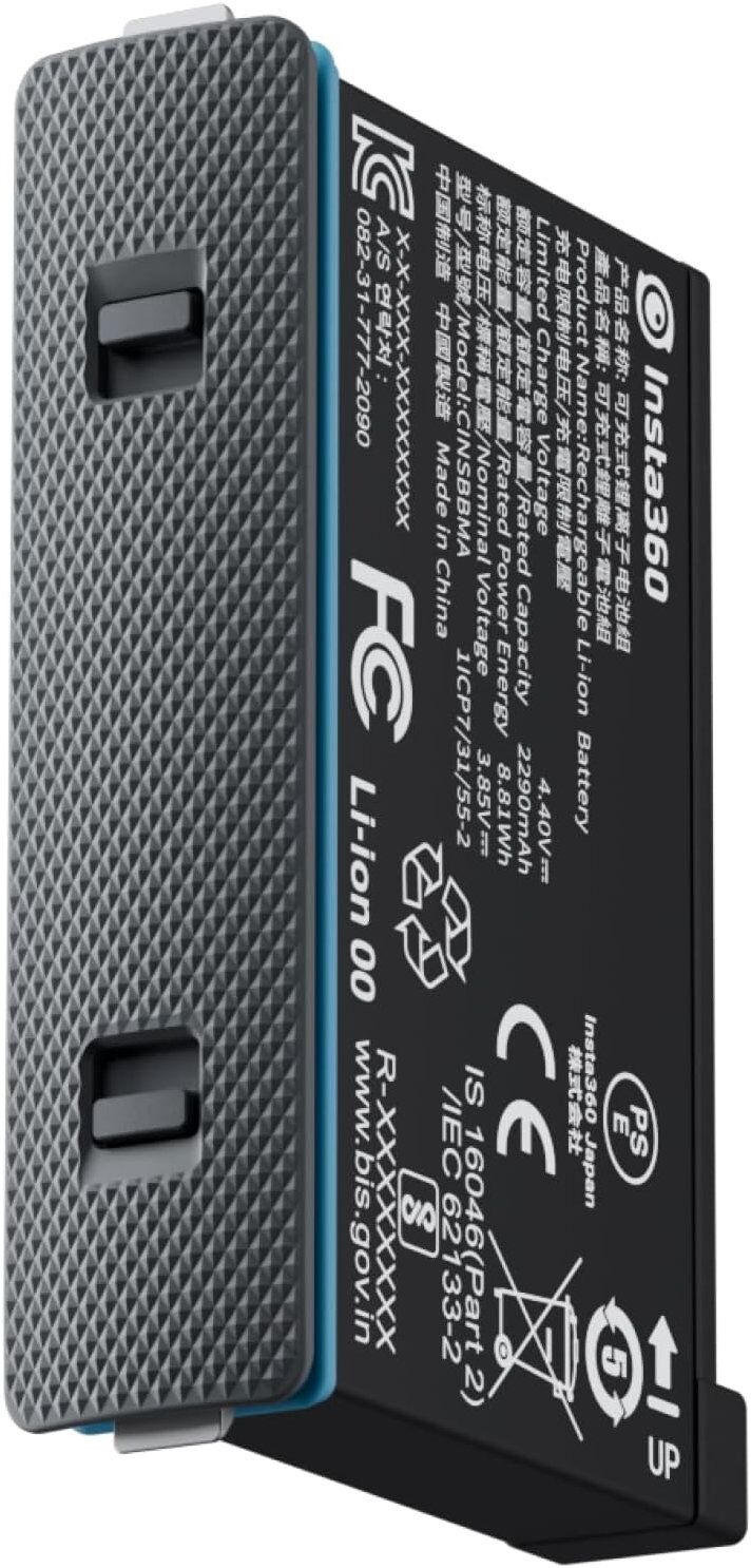 Batteria action cam Insta360 935402 X4 Black