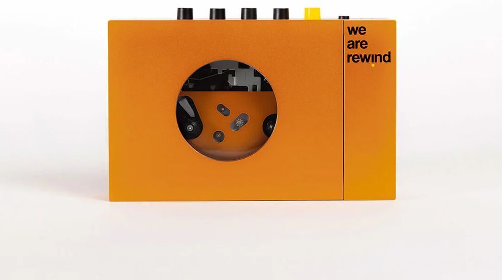 We Are Rewind BT Cassette Player Orange - Serge