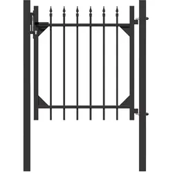 Zaunsystem Chaussee Einzeltor-anthrazit-1200 mm