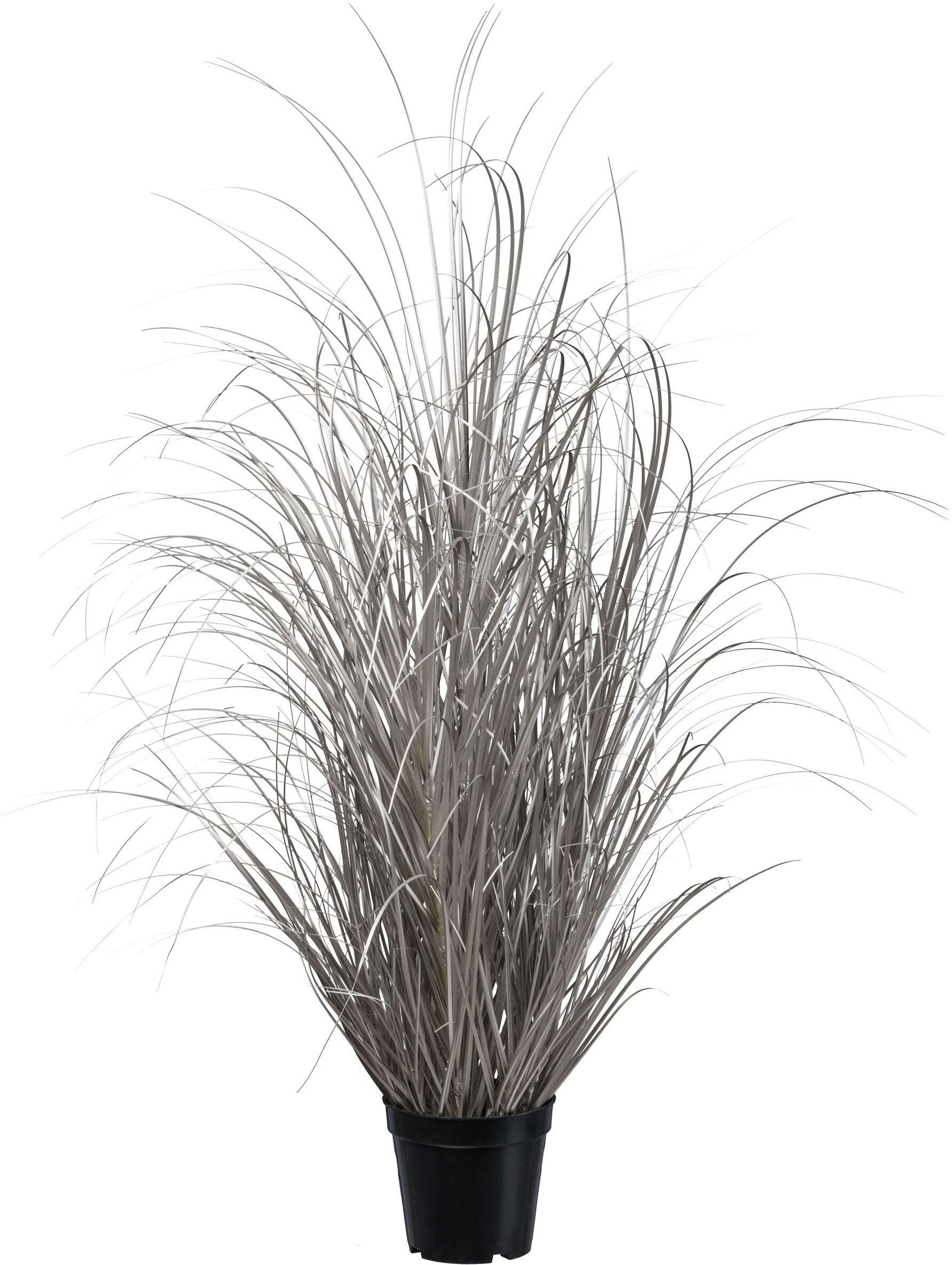 Kunstgras CREATIV GREEN "Gras", silber, H:93cm, Kunststoff, Kunstpflanzen, Kunstgras, in moderner Farbgebung