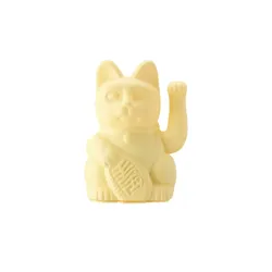 DONKEY Winkekatze   ¦ gelb ¦ Kunststoff ¦ Maße (cm): B: 8,5 H: 15